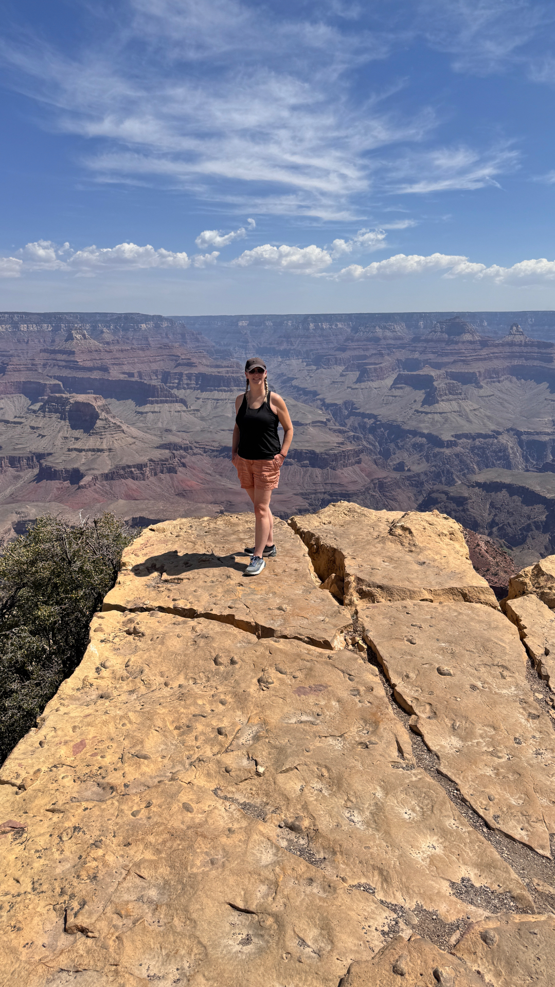 Annie Schlegel exploring the Grand Canyon National Park